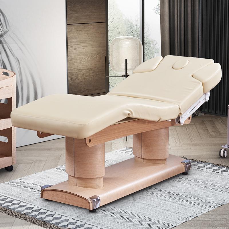سرير تدليك كهربائي بقاعدة خشبي - مراجعة Spa Wellness Salon وسعره